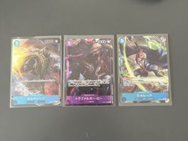 3 Japanische FullArt One piece