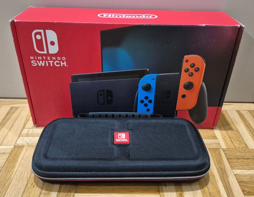 Nintendo Switch 1 (AU-Version) Set inkl. Traveler Case (Gebraucht) in ...