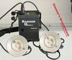 Elinchrom Quadra Blitzanlage mit Zubehör