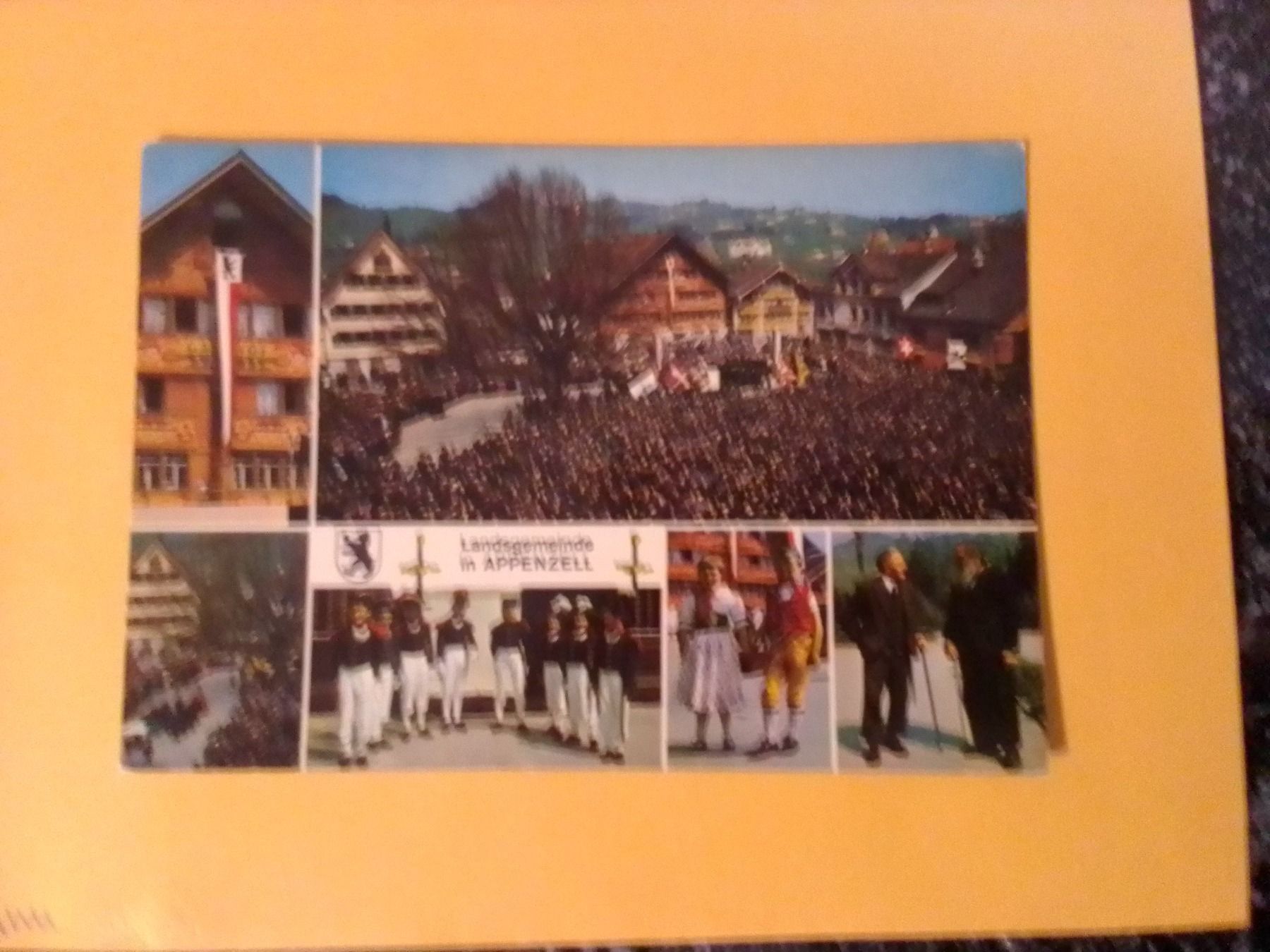 Ansichtskarten: Appenzell Landsgemeinde mehrbildrig datiert 1968 – Gebraucht aus Küttigen von Melisch1000