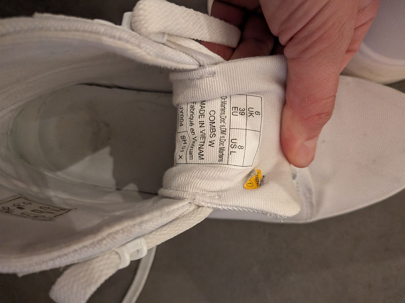 Dr. Martens Scarpe da uomo: dr Martens bianche – Usato da Origlio venduto da ott_x7z8 3