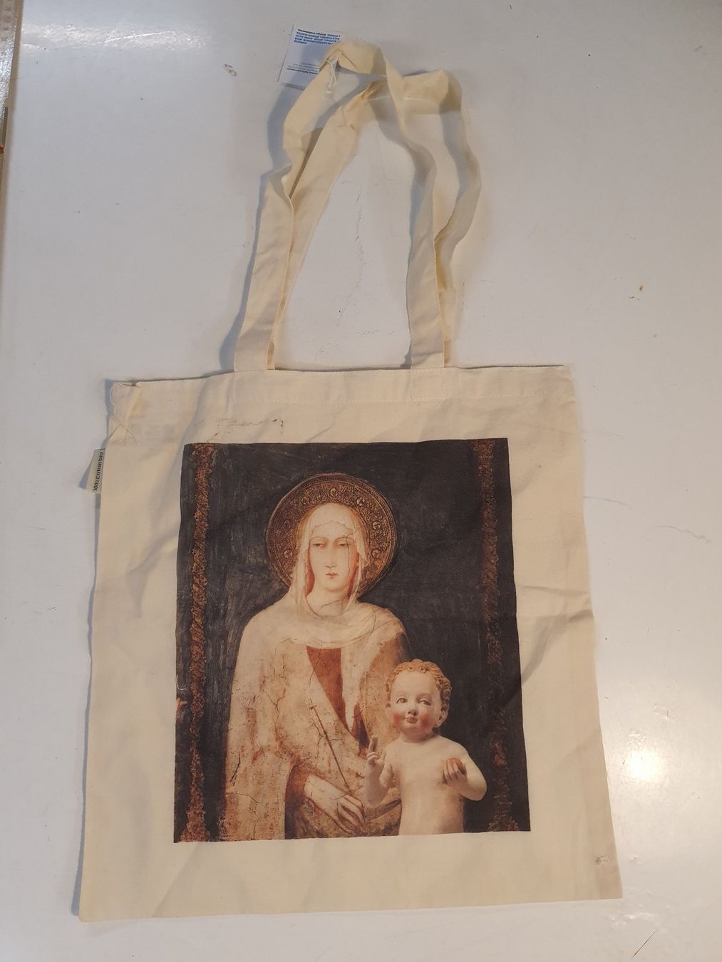 Borse: Einkaufstasche mit Maria und Jesus – Usato da Zürich venduto da loosebone
