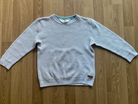 Pullover Gr. 110/116 Strickpullover Weiss