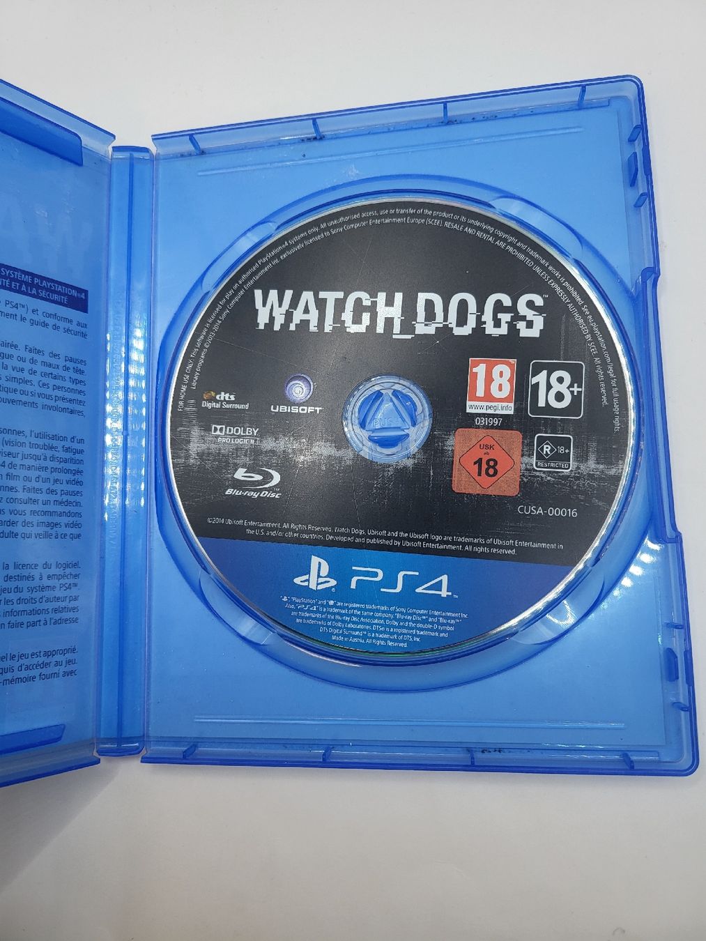 Giochi: Watch Dogs PS4  – Usato da Lausanne venduto da CashngoLausanne 1