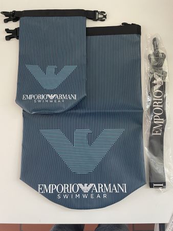 Emporio Armani Dry Bags, new and never been used
