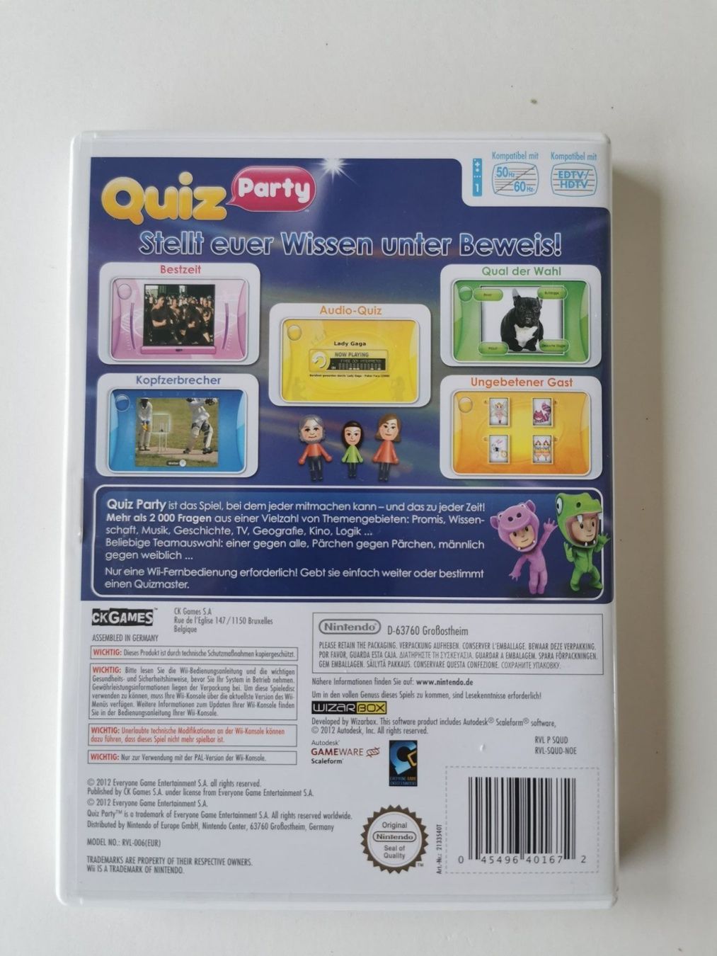 Nintendo Giochi: Wii - Quiz Party – Usato da Lenzburg venduto da eyworld 2