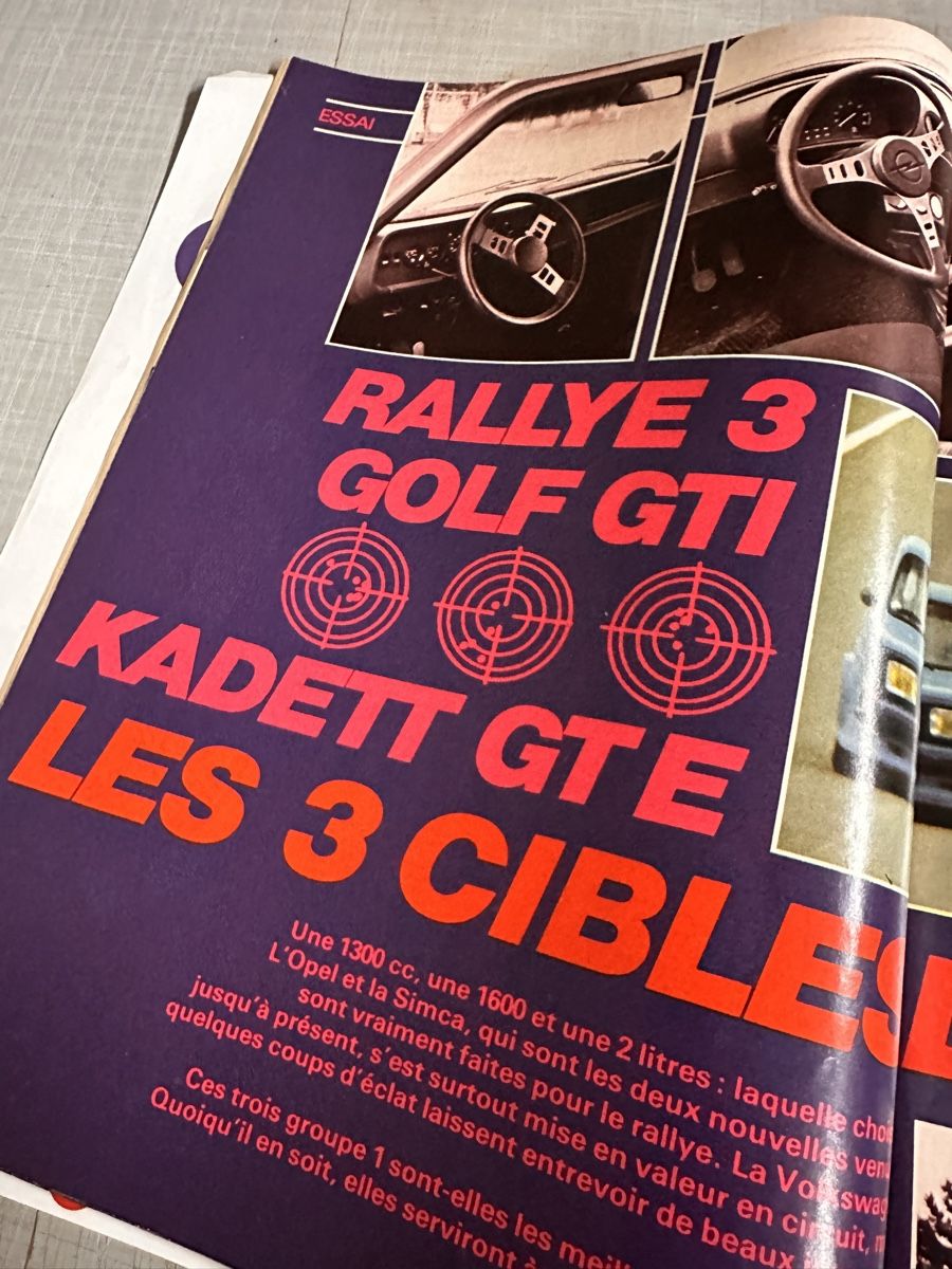 Riviste & Magazine: Magasine échappement N115 1978 – Usato da Cointrin venduto da plasticover 4