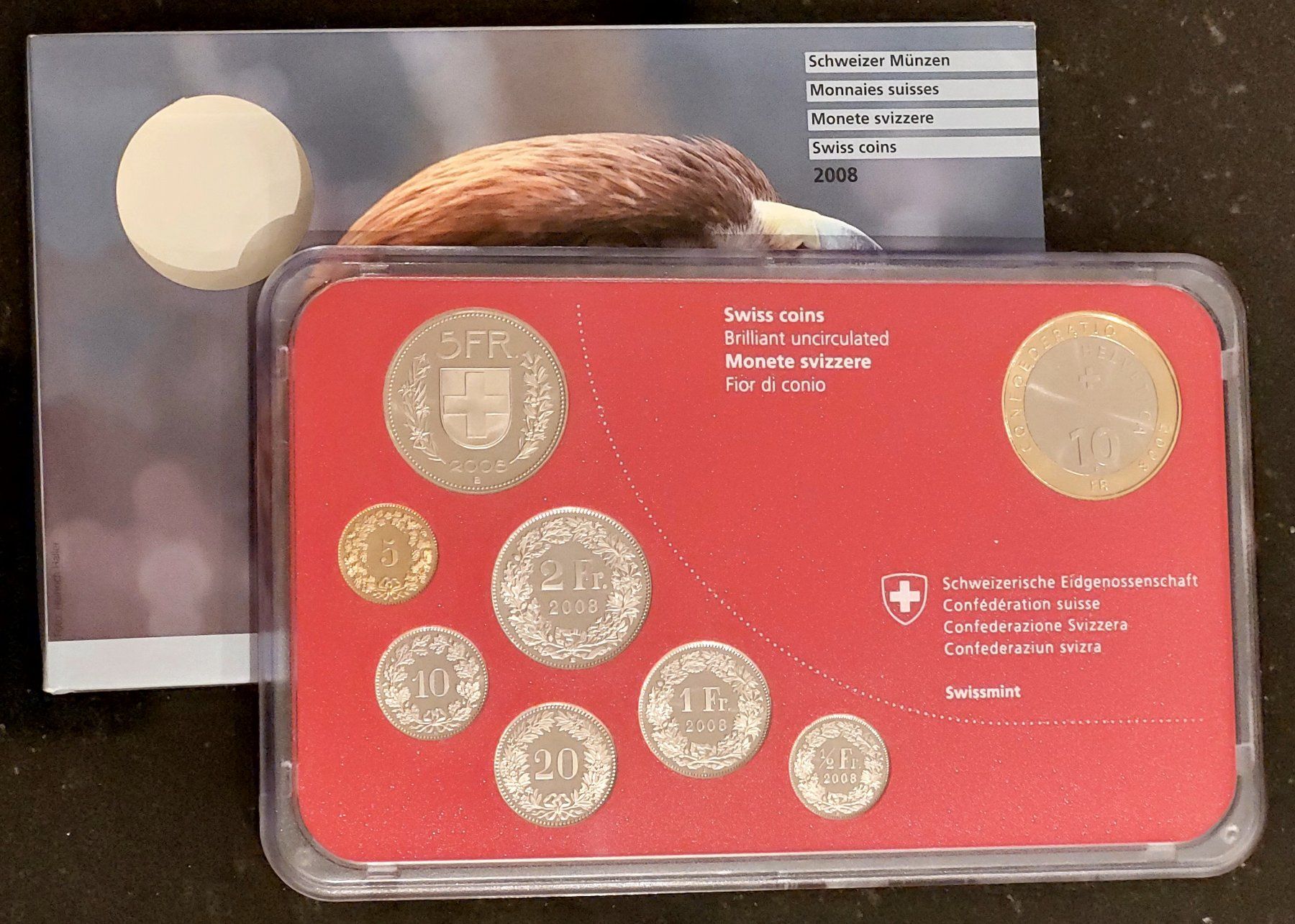 Tutti le monete: CH - Münzsatz 2008 stgl – Nuovo (secondo la descrizione) da Arch venduto da moneyswiss