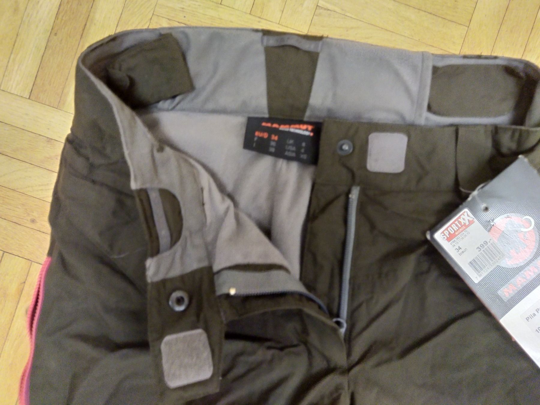 Mammut Pantaloni: Mammut Skihose 34 Drytech Braun, Neu – Nuovo e nell'imballaggio originale da Müllheim Dorf venduto da florita01 4