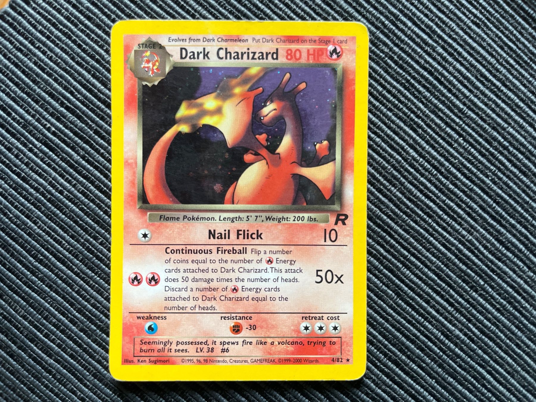 Pokémon Sammelbilder & Trading cards: Pokemon Dark Charizard holo Team Rocket Set englisch – Gebraucht aus Wabern von Collectfun