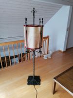 Stehlampe schmiedeeisern, Vintage