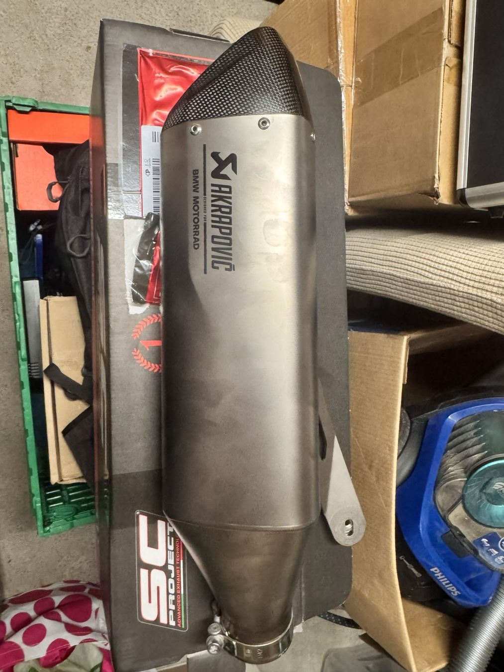 BMW Sistemi di scarico: Pot d’échappement akrapovic – Usato da Saxon venduto da Loris304