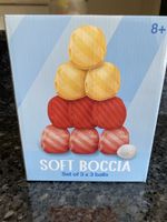 Soft Boccia Set 3x3 Bälle für draussen neu