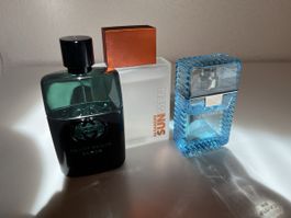 Eau de Toilette Gucci / Versace / Jil Sander
