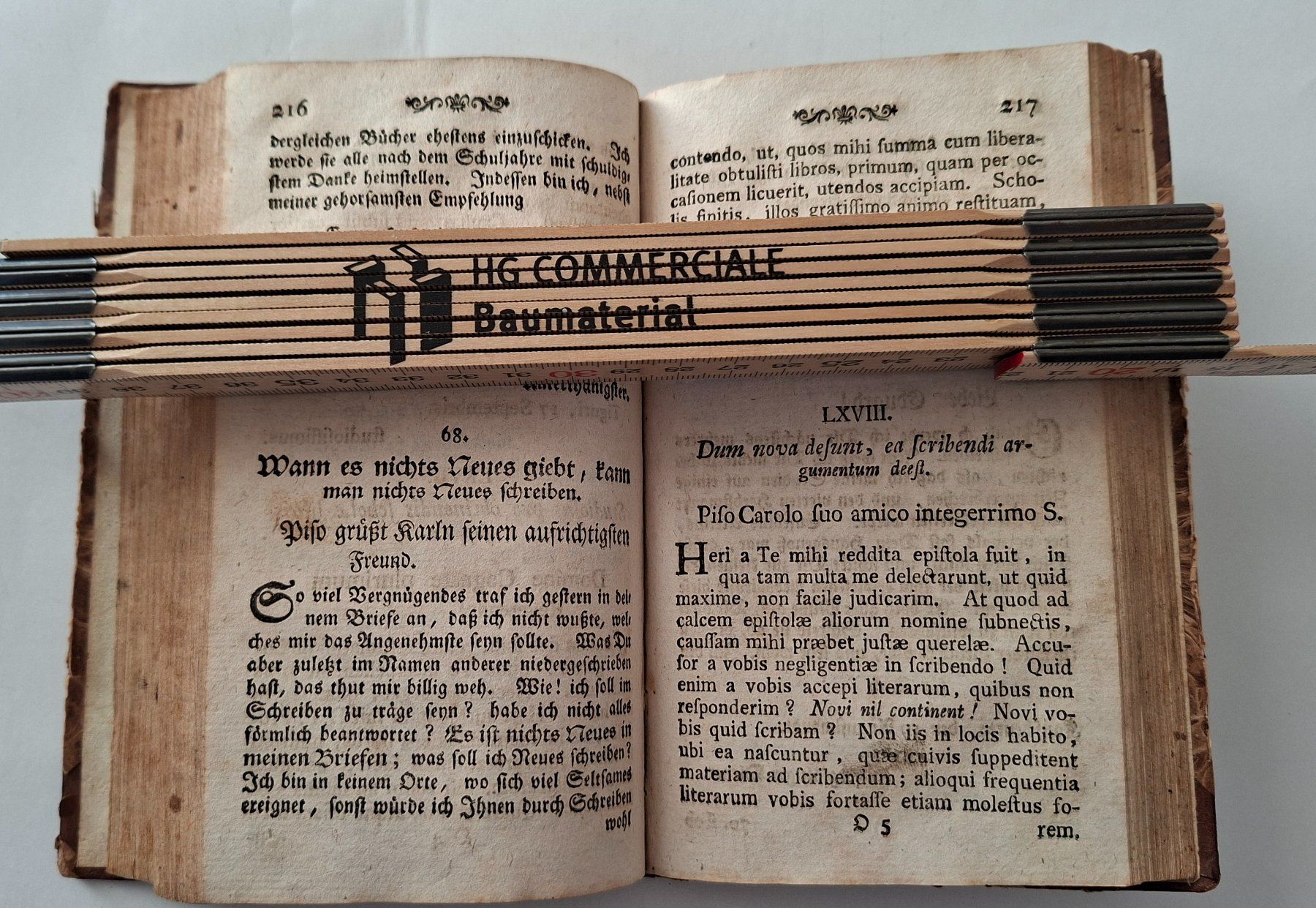 Libri: Antikes Buch "Briefe" von Jacob Mayers, 1776! Selten – Usato da Opfikon venduto da Diversamente 5