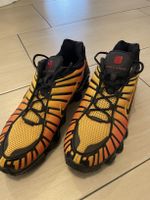Nike Shox TL Sneakers Orange-Schwarz Größe US 9,5 EUR 43 