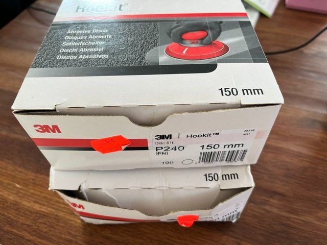 3M Alle Werkzeuge: Schleifscheiben 3M Hookit P240 150mm – Neu und originalverpackt aus Hochfelden von Hengi04