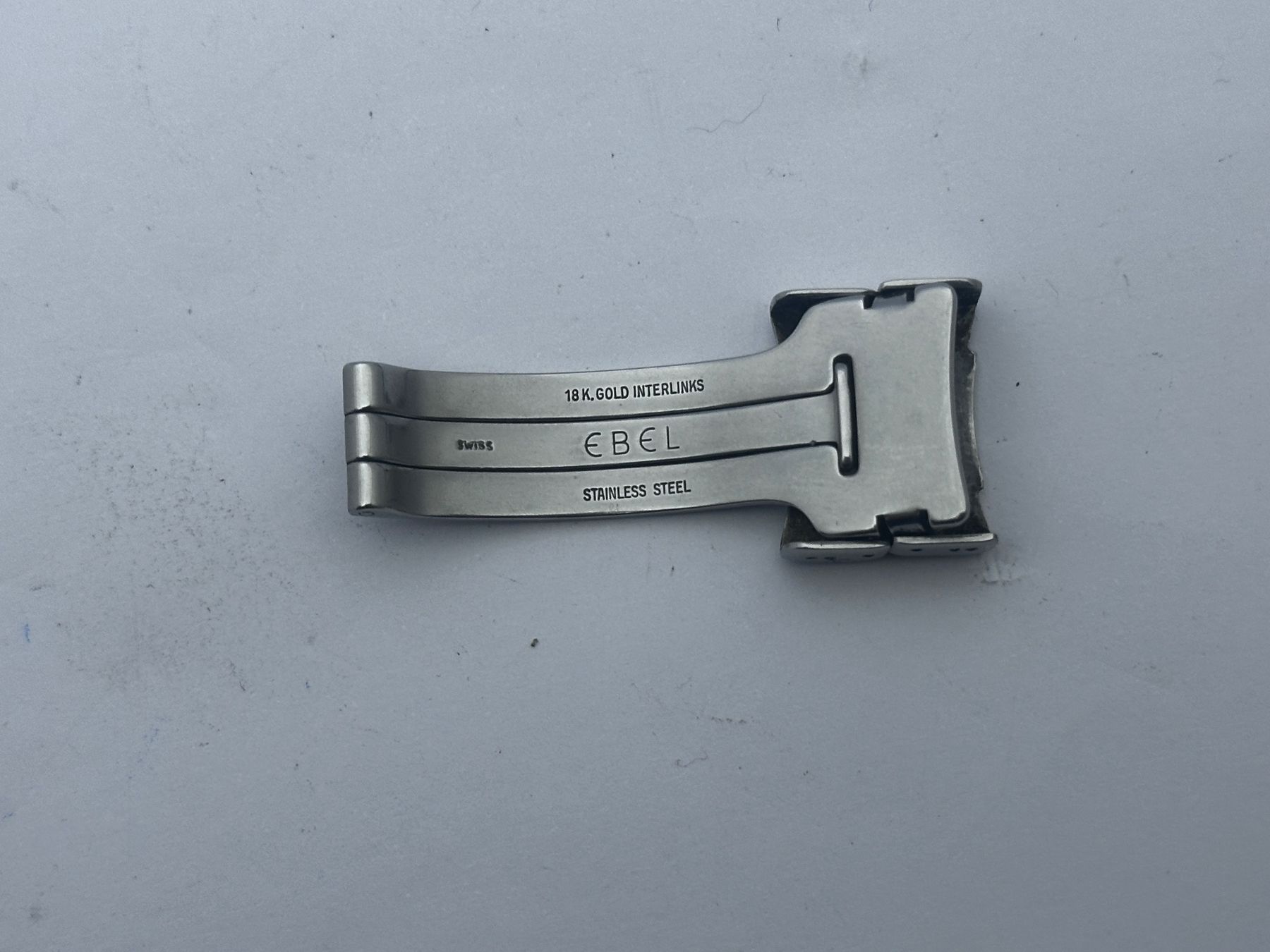 Ebel Orologi: Ebel Falt Verschluss 17mm Anstoss – Usato da Brüttisellen venduto da AlphaOmega05 1