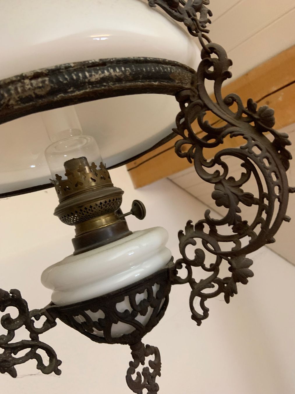 Lampade: Petroleum Hängelampe antik – Usato da Kerns venduto da kathia08 5