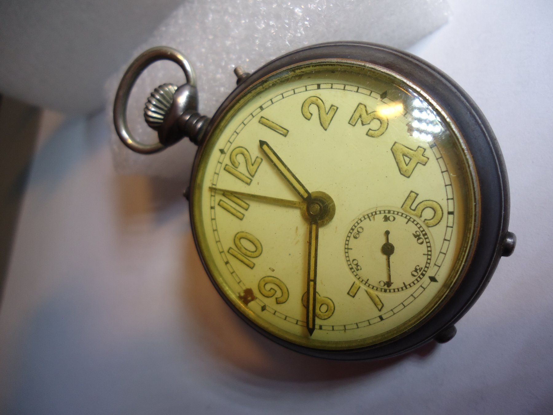 Junghans Orologi: Taschenuhr mit Wecker Junghans – Difettoso da Hinterkappelen venduto da Roku5 1