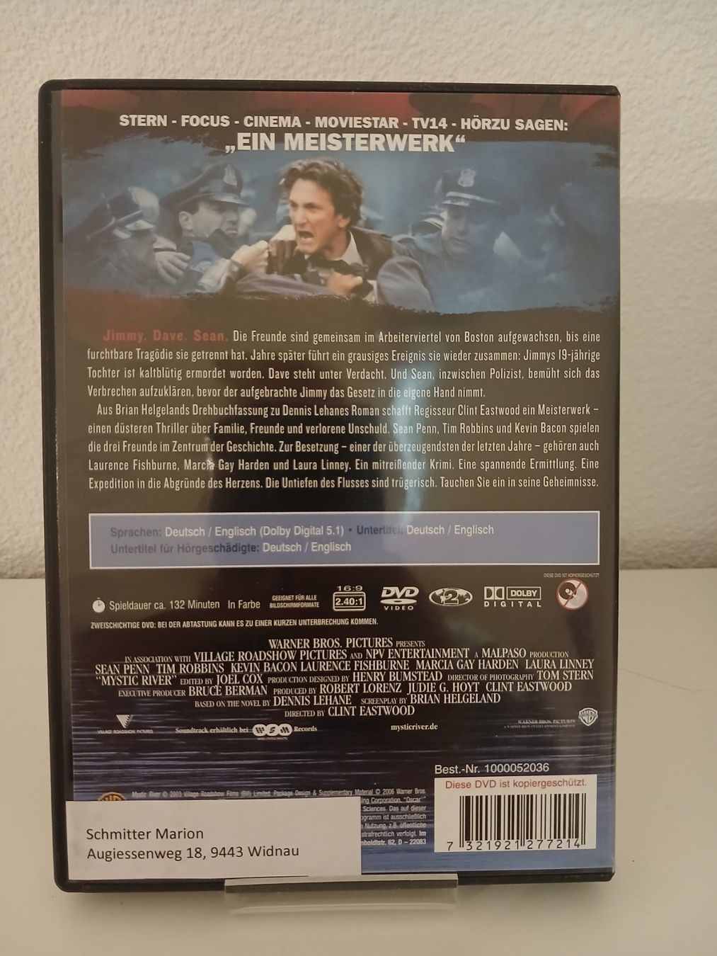 Tutti i DVDs: Mystic River – Usato da St. Margrethen SG venduto da SamusAran 1