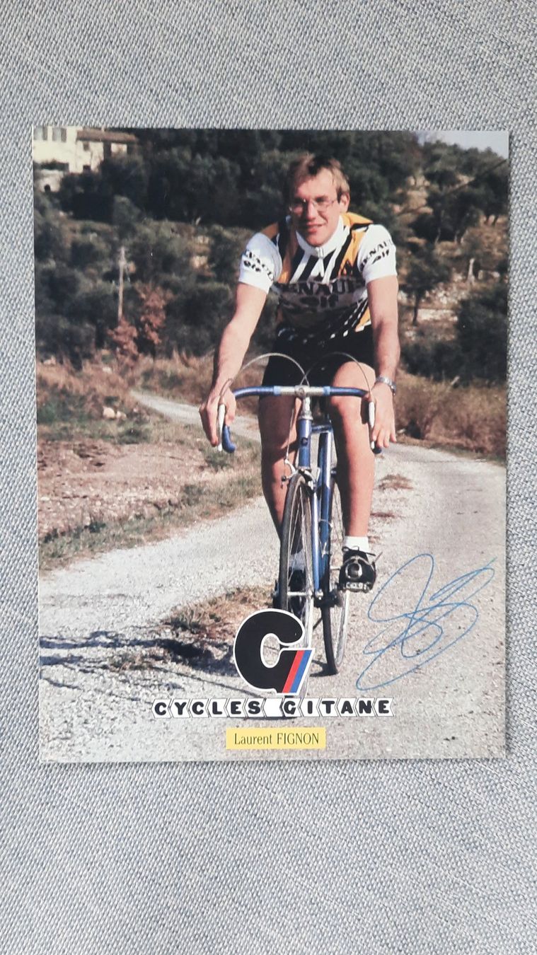 Autografi: Autogrammkarte Laurent Fignon – Usato da Schmerikon venduto da Olympia04