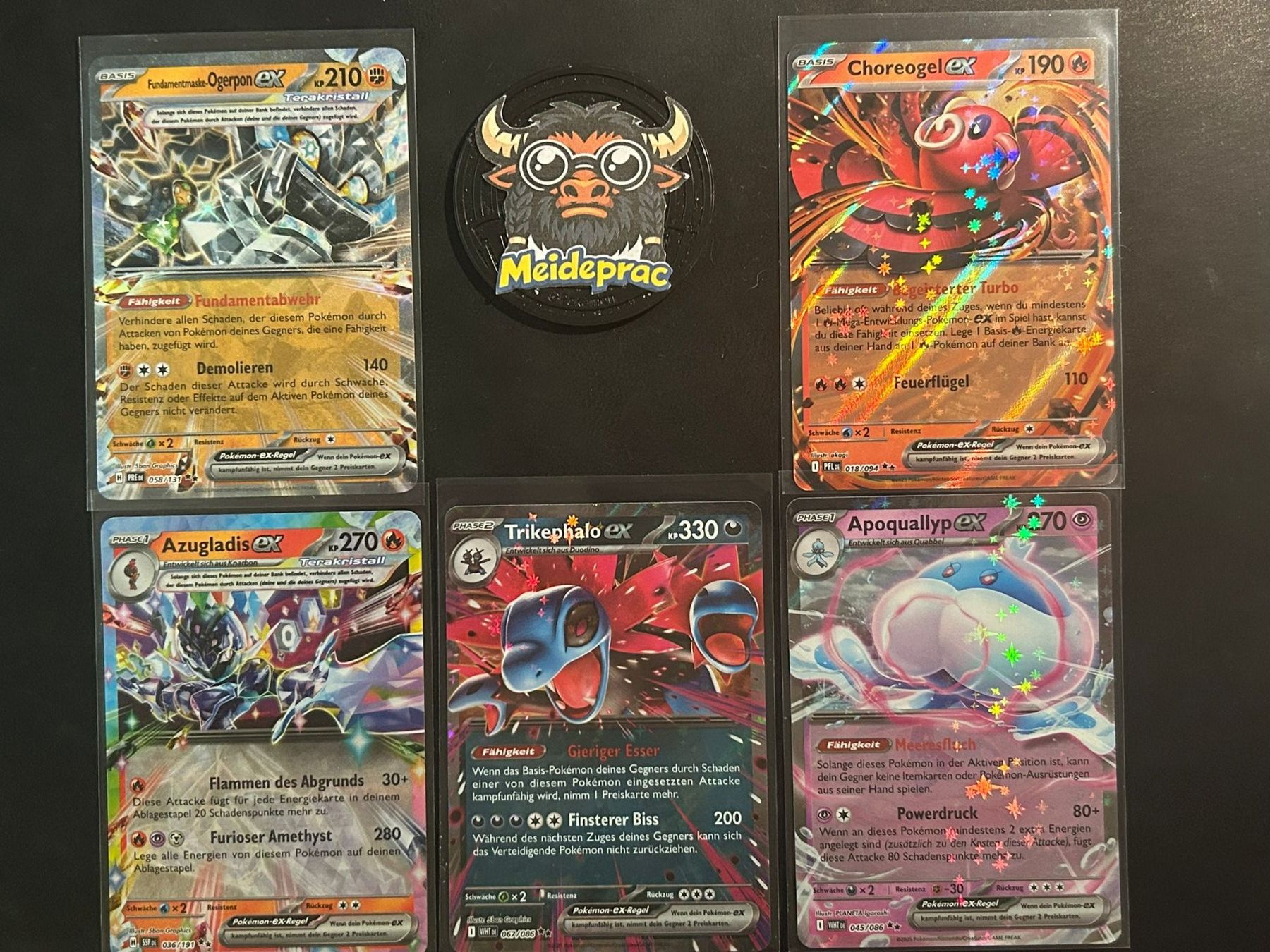 Pokémon Sammelbilder & Trading cards: S&V + ME Era 5x EX Bundle DE NM – Neu (gemäss Beschreibung) aus Vevey von Meideprac