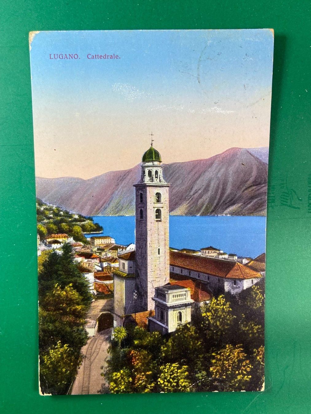 Cartoline postali: Lugano - Cattedrale – Usato da Steg VS venduto da danwer74