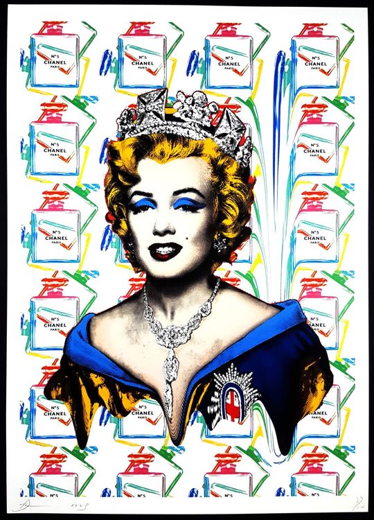 Death NYC Graffiti Pop Art Druck Chanel Queen Marilyn Monroe | Kaufen ...