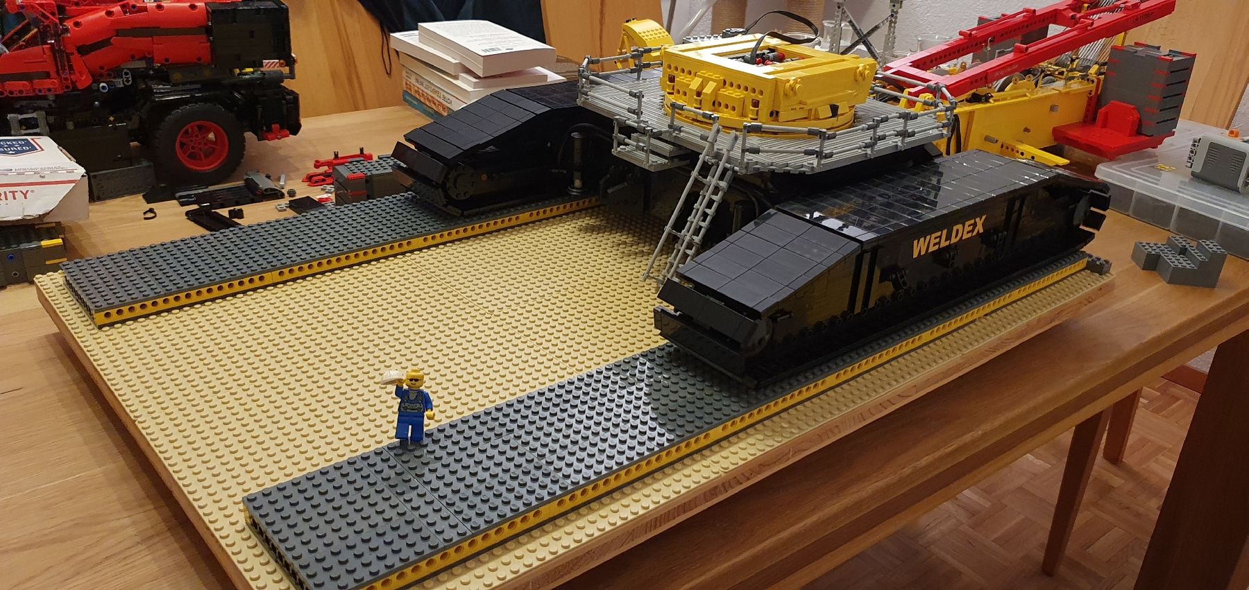 Liebherr Kit di modellismo & Modellini statici: Grue en Lego technic, Liebherr crane, model réduit – Nuovo (secondo la descrizione) da Troistorrents venduto da Foes1986 5