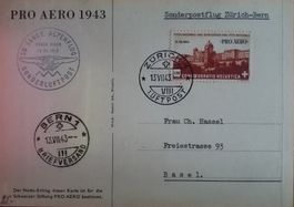 B102) 1943, schöner Flugpostbrief