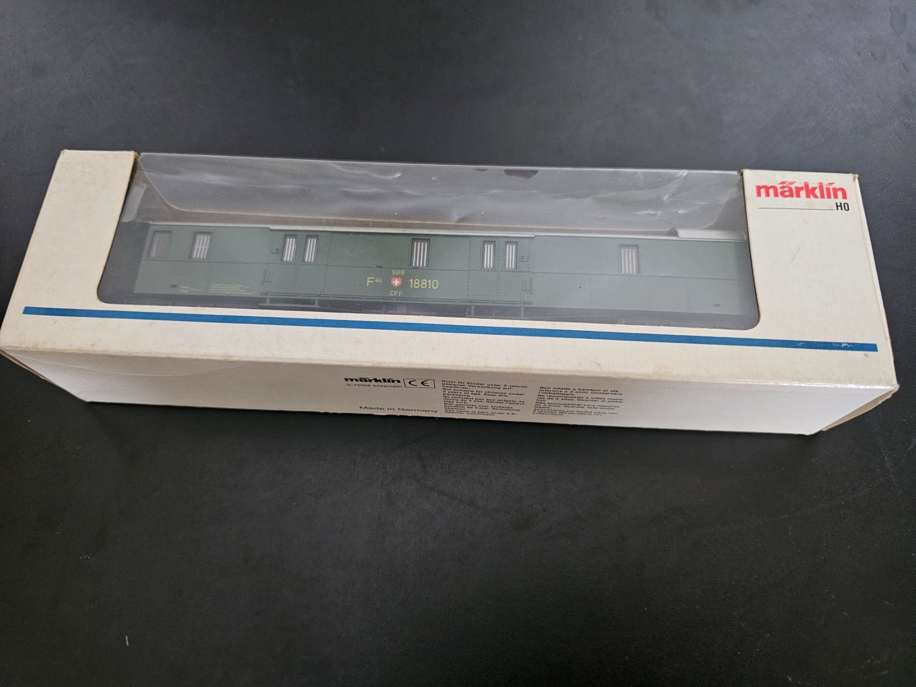 Märklin Modellini di ferrovie: Märklin 4239 Postwagen der SBB CFF FFS AC/Wechselstrom H0 – Nuovo (secondo la descrizione) da Hunzenschwil venduto da swissladyshop