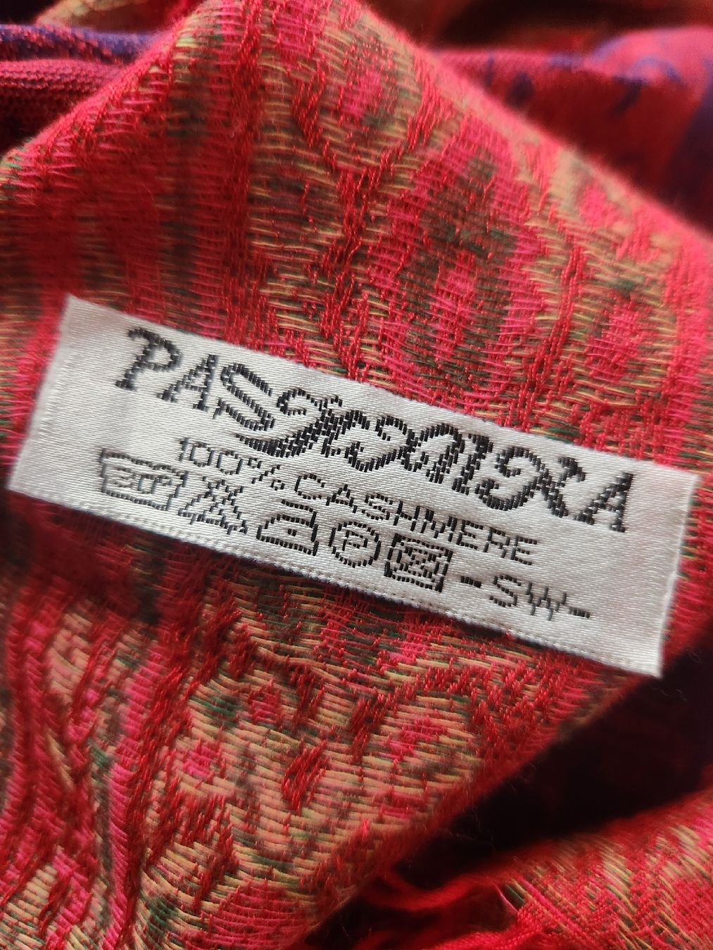 Foulards, Tücher & Schals: Châle Pashmina 100% Cachemire multicolore  – Gebraucht aus Niedergösgen von Eva2410 5