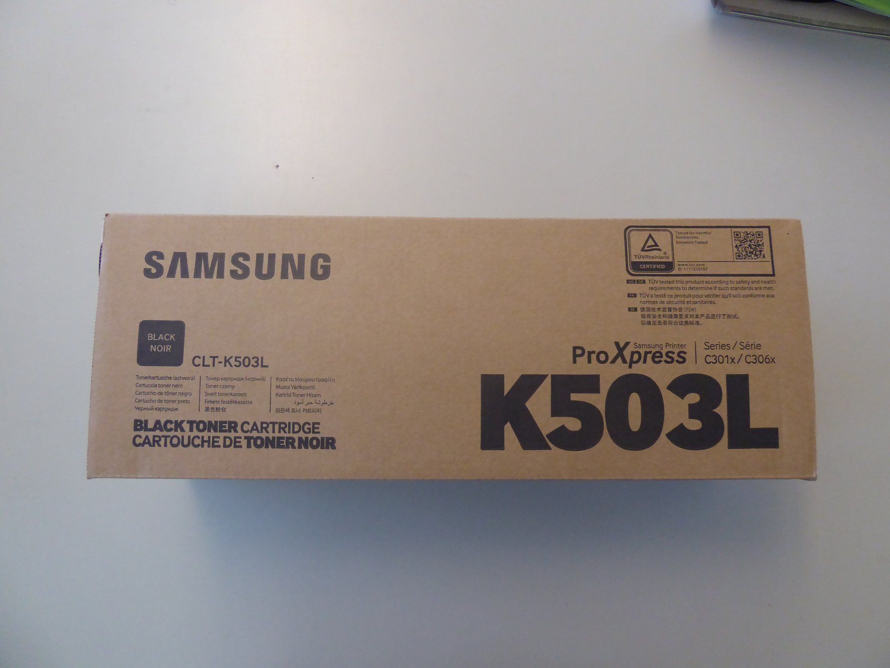 Samsung Cartucce per stampanti & toner: Samsung CLT-K503L – Nuovo e nell'imballaggio originale da Horw venduto da pilatusmail