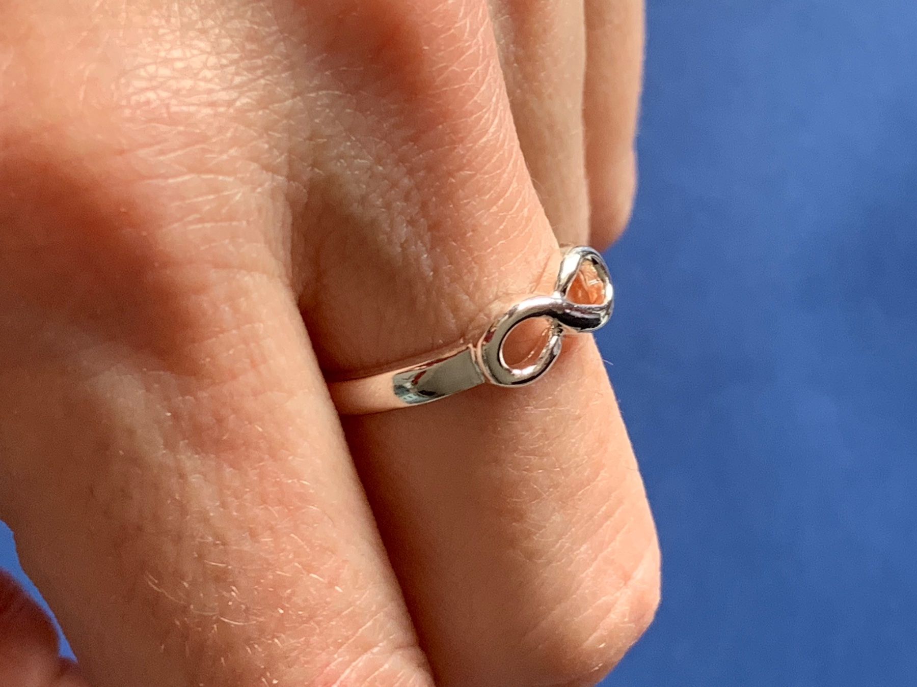Anelli: Fingerring ETERNITY silberfarben (55/56) – Nuovo (secondo la descrizione) da Dittingen venduto da Bijoubelle 1