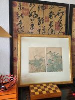 Asiatisches Bild mit Kranichen und Lotosblumen, 