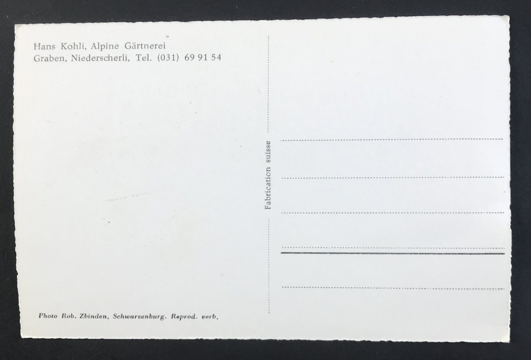 Cartoline postali: ANSICHTSKARTE – Usato da Ostermundigen venduto da wini63 1