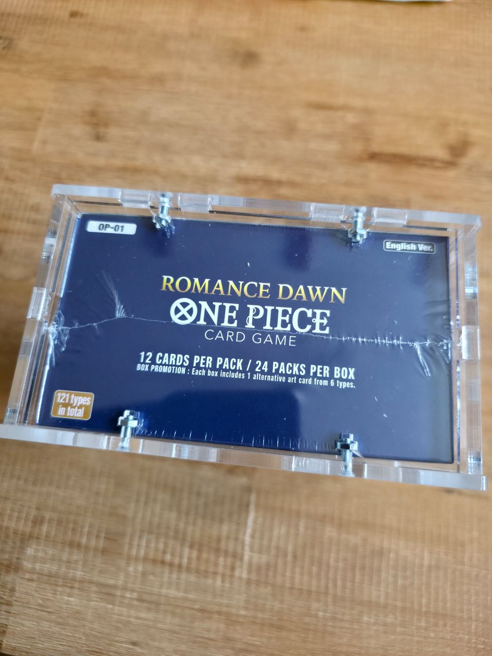 Bandai Carte collezionabili: One Piece OP01 Romance Dawn Display Blue Bottom pre errata – Nuovo e nell'imballaggio originale da Turbenthal venduto da 90erShop 4