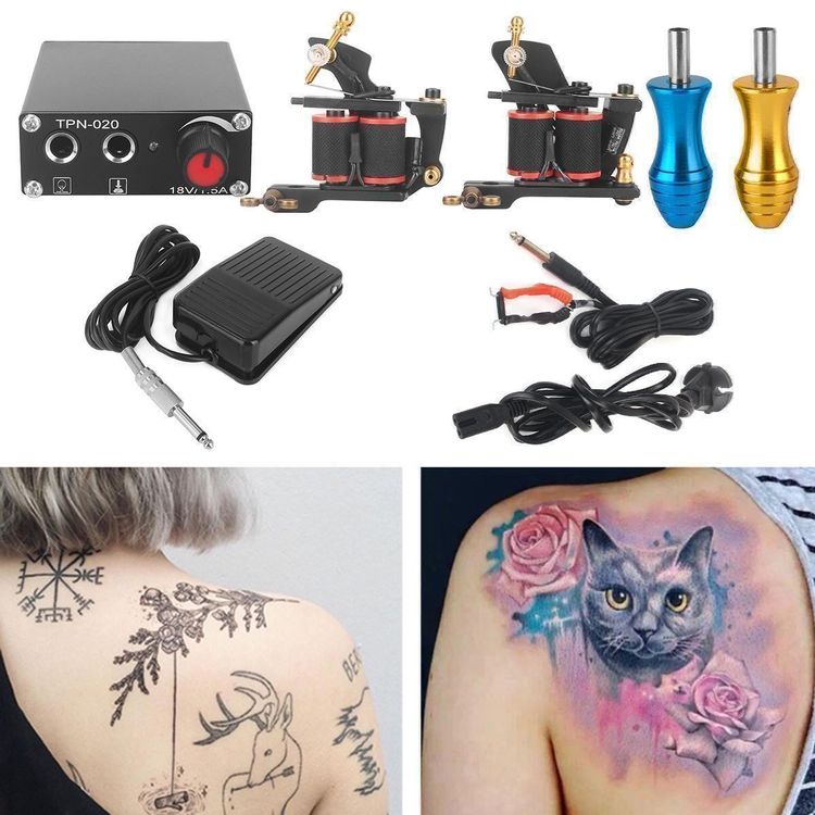 Tattoo Clip-Schnur-Konverter – Kleiner Adapter Für Tätowiermaschinen (schwarz, Aus Kunststoff Und Metall)