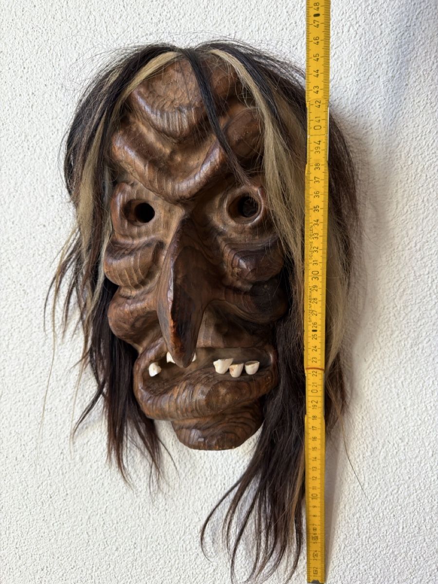 Sonstige Antiquitäten & Kunst: Alte Lötschentaler Holzmaske. – Gebraucht aus Biberist von Momo33 5