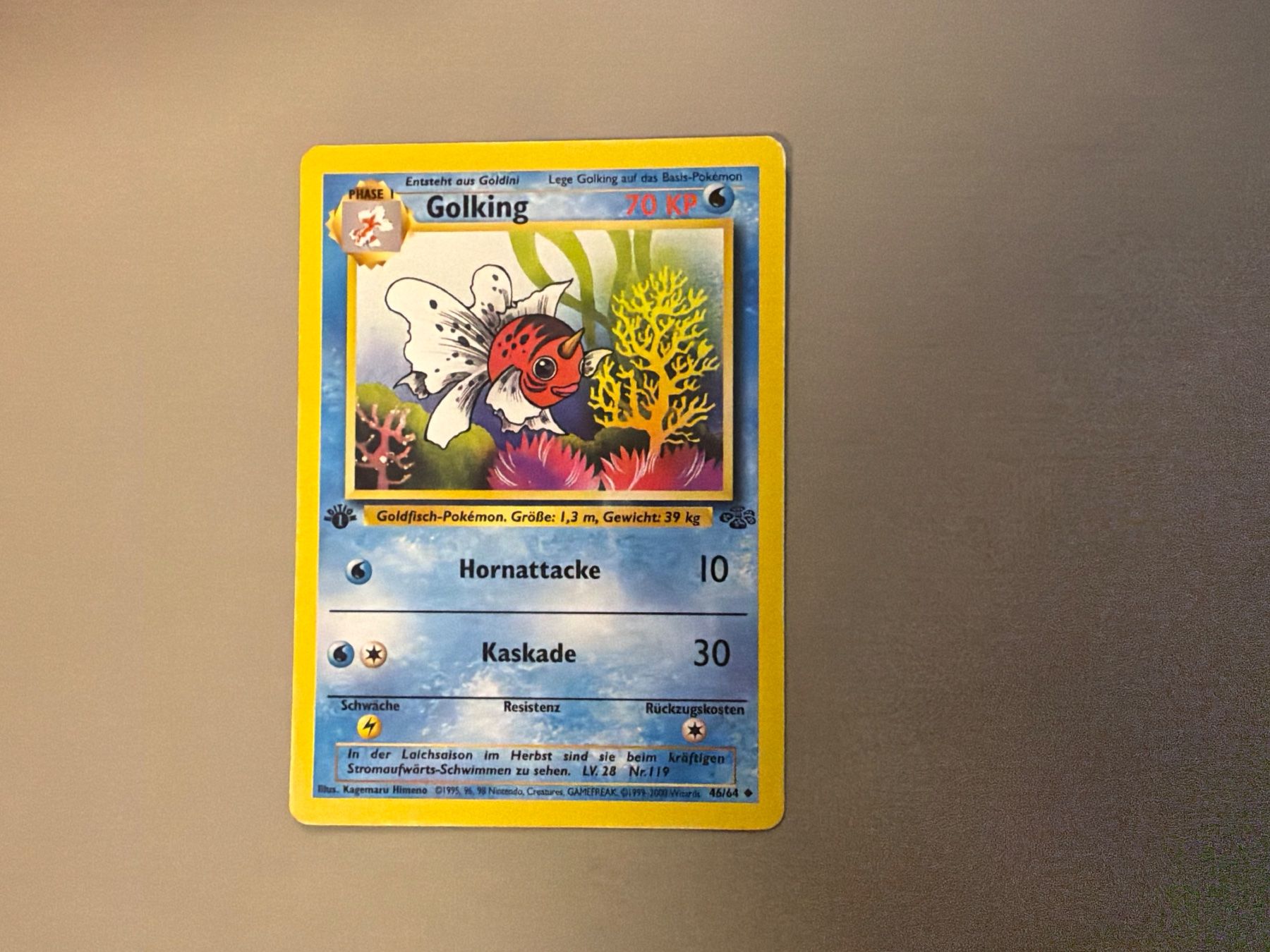 Pokémon Carte collezionabili: Golking 1.st Edition- Dschungel – Usato da Kehrsatz venduto da Riyouu