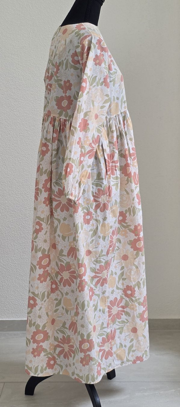 Kleider: Kleid MANUKA Blumenmuster langarm Grösse M/L  – Neu (gemäss Beschreibung) aus Rheinsulz von Gilea 3