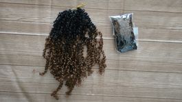 🆕 60 x Yanky Twist Crochet Hair Extensions // Ombré Braun