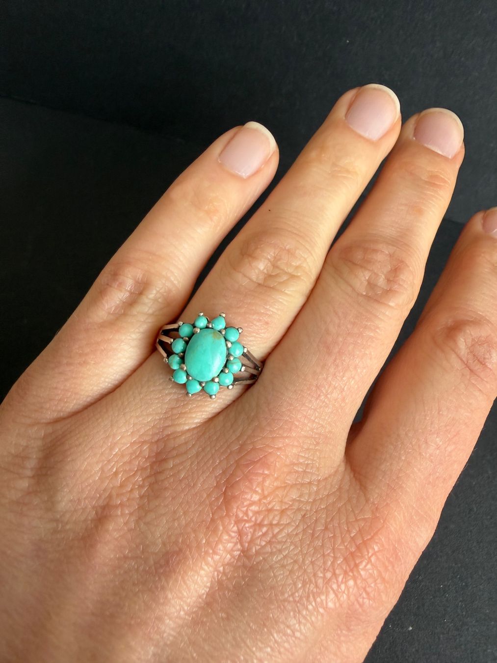 Anelli: Antiker Silber Ring mit Türkis 925 – Usato da Spiegel b. Bern venduto da Rogger72 3