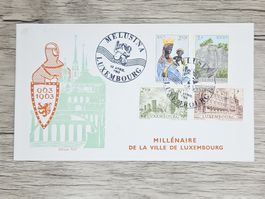 CL05 Enveloppe + Timbre Luxembourg 1963