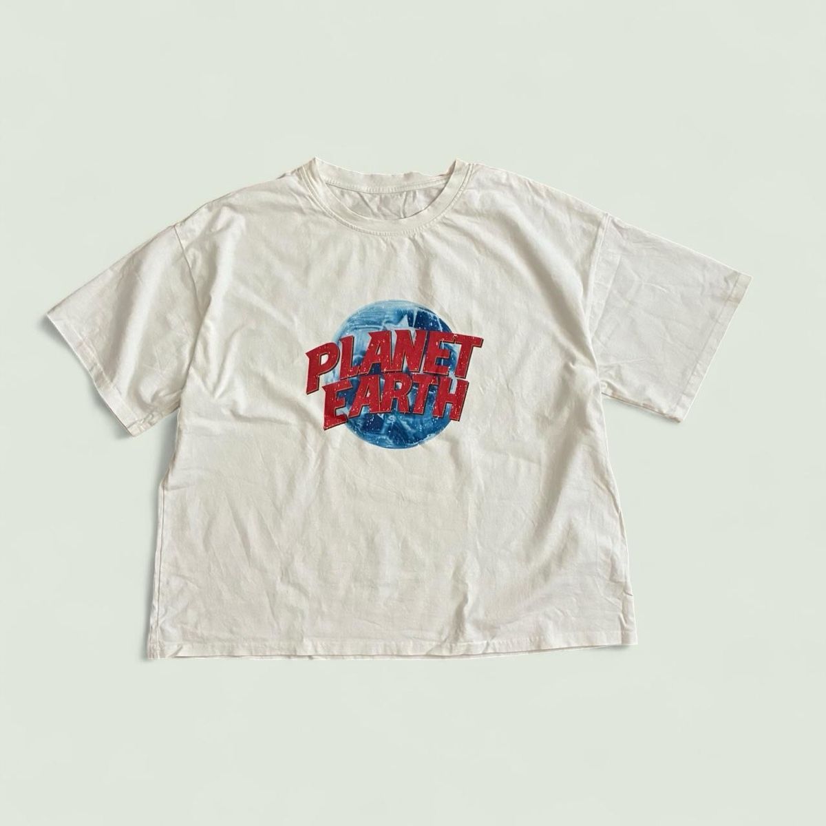 T-shirts: oversized heavyweight cotton graphic tee – Neuf (Voir description) à Zürich par h_studio_edit