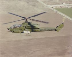 Pressefoto Bell AH-1W SuperCobra US Marines auf Kodak Papier