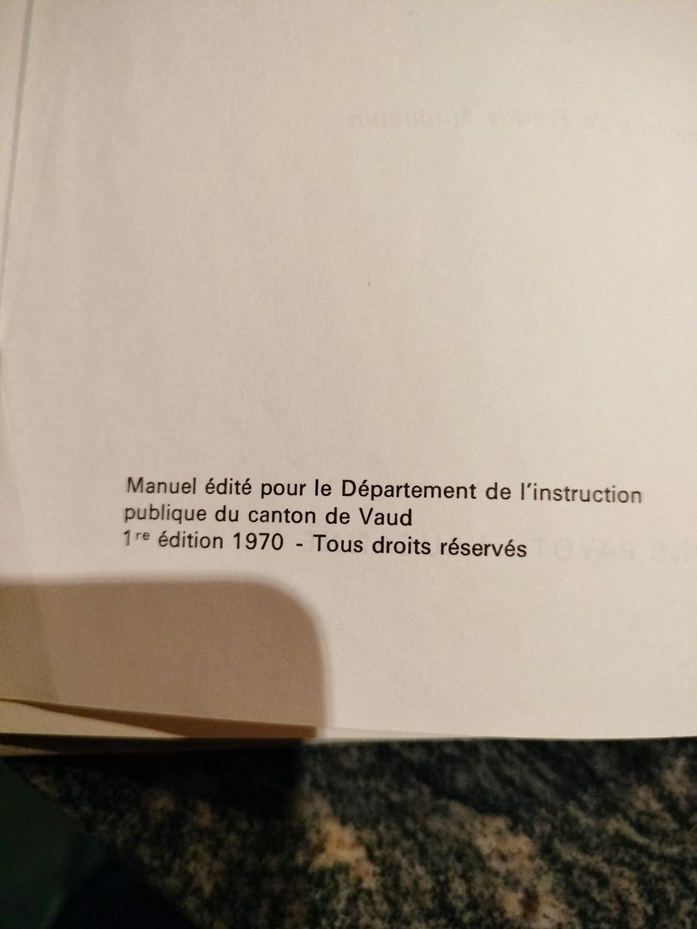 Bücher: Manuel élémentaire de français Éditions Payot 1970 – Gebraucht aus Cortaillod von rozinna 3