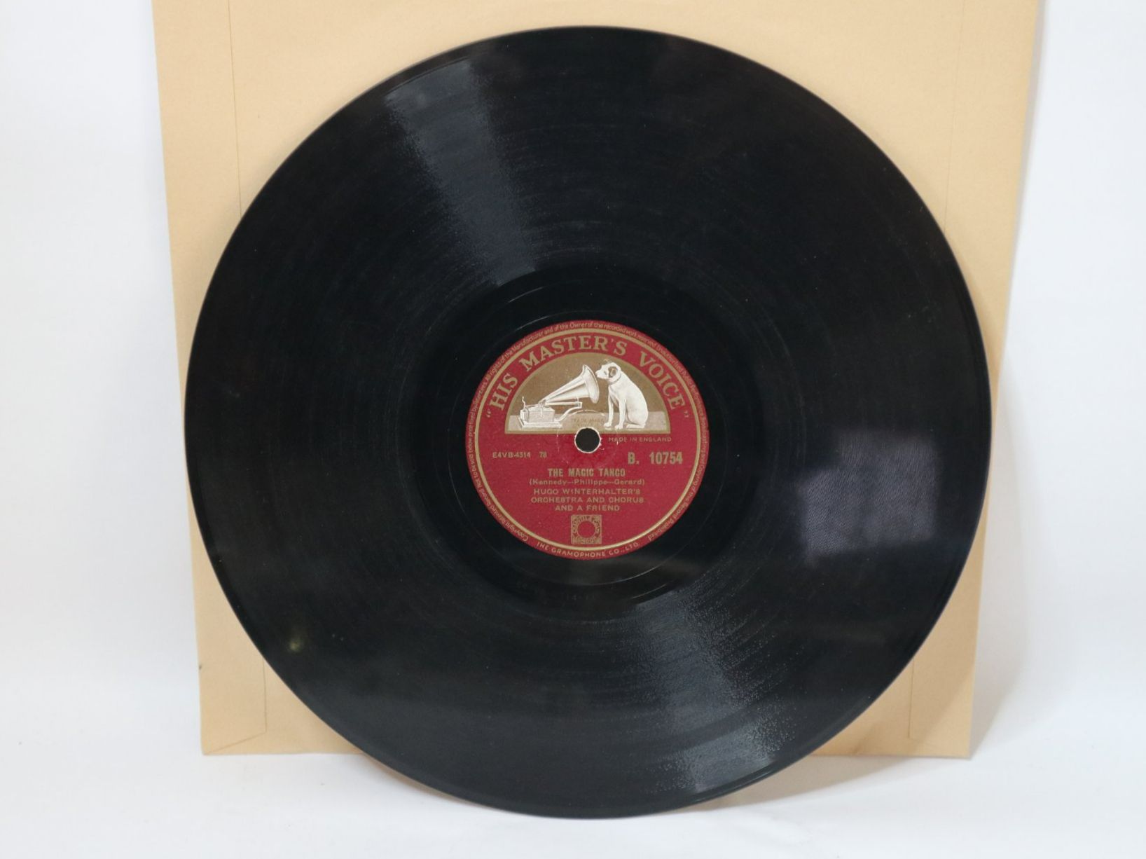 Dischi in vinile: Schellackplatte Hugo Winterhalter The Magic Tango Schellack – Usato da Eschenbach SG venduto da Astalavista 1