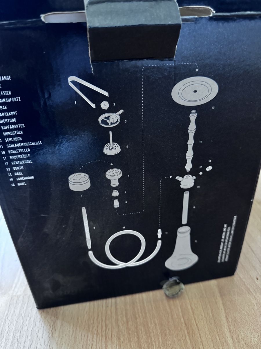 Narghilé: Azlan Shisha - neu, mit originalverpackung – Nuovo (secondo la descrizione) da Emmenbrücke venduto da Salamanter63 2